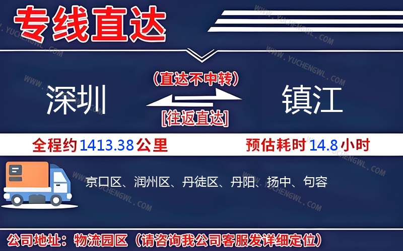 深圳到鎮(zhèn)江物流公司