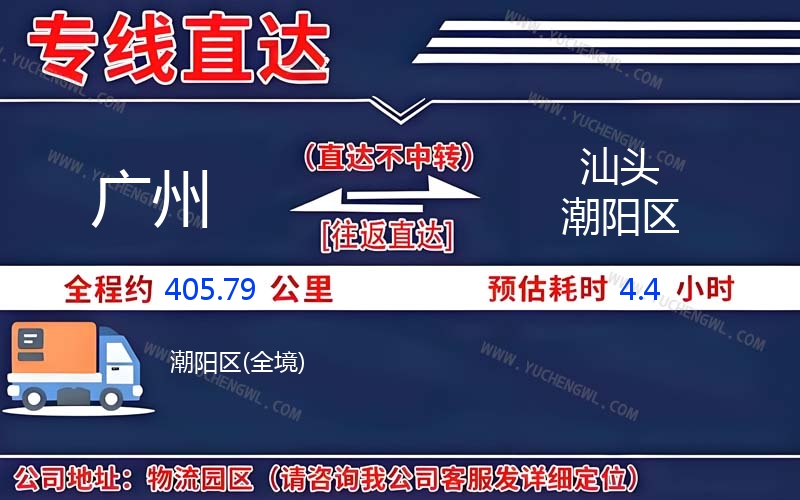 廣州到汕頭潮陽區物流公司