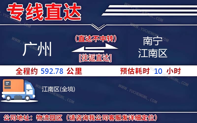 廣州到南寧江南區(qū)物流公司